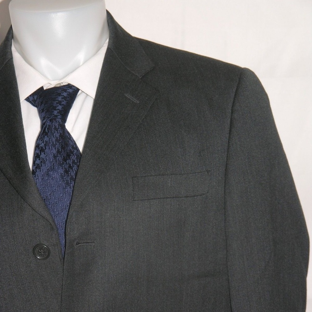 Dolce & Gabbana Three Button Flat Front Suit 40r - image 1